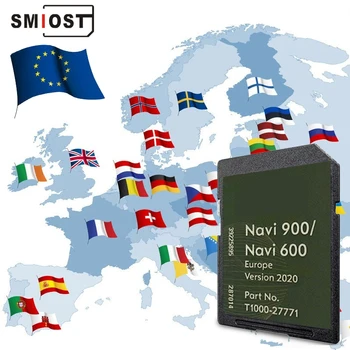 16 GB Памет SMIOST SD Карти Безплатна Доставка Vauxhall 600 900 GPS SD Карта Навигационна Карта 2020-2022 За Opel Navi