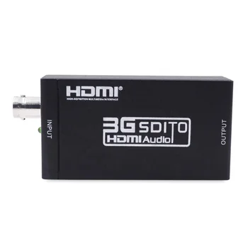 3G 1080P SDI-HDMI Адаптер Конвертор за монитор HDTV HD-SDI 3G-SDI-HDMI Адаптер Женски BNC-HDMI за КОМПЮТЪР, Лаптоп, ТЕЛЕВИЗОР