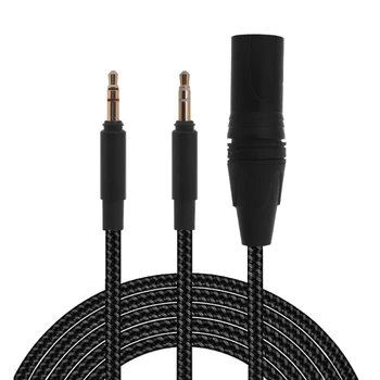 4,4 мм балансирани съединители за двойна 3,5 мм кабел слушалки за Hifiman Arya Sundara Директен доставка