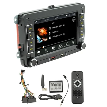 7 Инча 2Din CarPlay Android-Авто Радио Стерео Bluetooth MP5 Плейър 2USB за Фолксваген Голф Топка/като пасат/Шкода