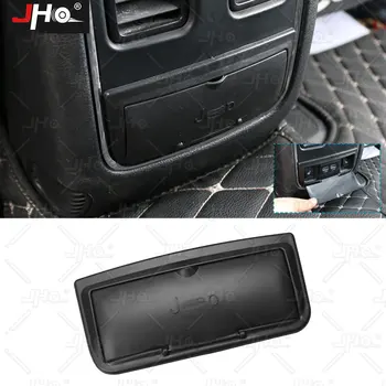 JHO ABS защитна капачка за задната част на централната конзола USB порт за зареждане на Бутон подходящ за Jeep Grand Cherokee 2011-2021 аксесоари