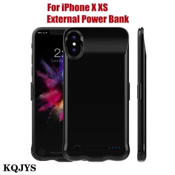 KQJYS 5200 mah-Power Bank калъф за зареждане на батерията на iPhone X XS Преносимо зарядно калъфи за iPhone X XS калъф за батерията