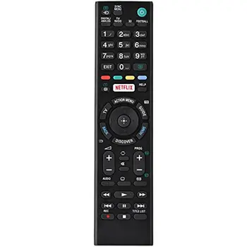 RMT-TX100D Универсално дистанционно управление Смяна на телевизионно дистанционно управление за Sony Smart TV, черен