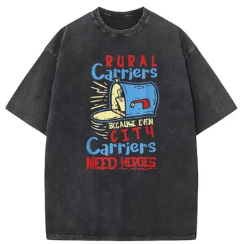 Rura Carriers Защото дори и градските качулки Подаръци за рождения ден на мъжки тениски с дълъг ръкав преобладават ежедневни тениски Cosie дамски дрехи