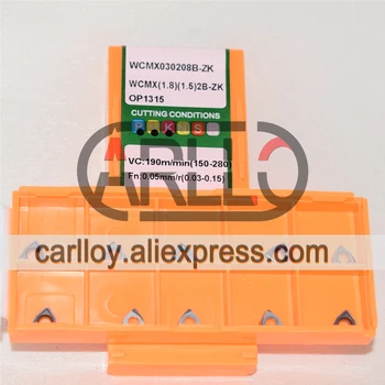 U-образни пробивни плоча за твердосплавного режещ инструмент WCMX и плочи за струг инструмент WNMG080408-OPM 1 опаковка