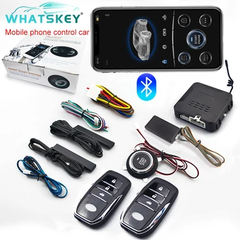 WhatsKey Управление приложение за телефон, автоматична старт-стоп система бесключевого входа, Автоматизация на централното заключване, дистанционно стартиране на двигателя, умна автомобилна аларма