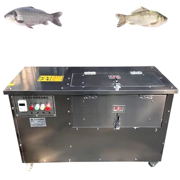 Автоматична машина за премахване на риба везни, електрическа машина за премахване на риба везни, търговски стъргало за рибни люспи от неръждаема стомана