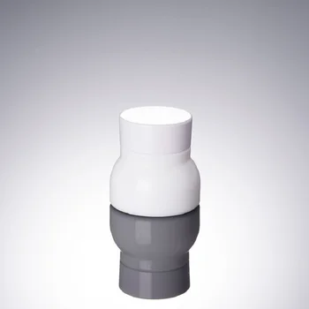 Бял стъклен буркан с тегло от 50 грама, нощен крем / дневен крем / крем / крем за лице / овлажнител / восъчен козметична бутилка за бродиране