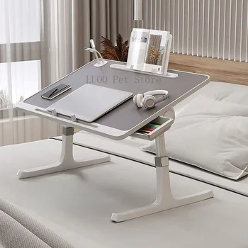 Домашен сгъваема маса за лаптоп за легло и диван, масичка за лаптоп, бюро за компютър, лаптоп в скута си, за да се учат, четене, малка странична масичка