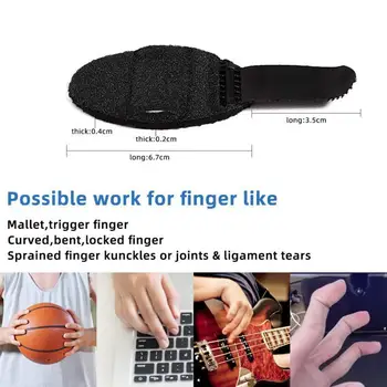 Държач за пръстите, устойчив изправяне на пръсти, лесен противоскользящий сигурен хонорар за облекчаване на сухожилията, хонорар, за да отпечатъци