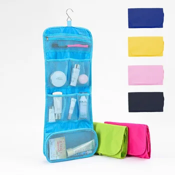Женски нов многофункционален комплект за измиване, органайзер, косметичка за пътуване, сгъваема чанта за съхранение, подвесная чанта за тоалетни принадлежности, козметични чанти
