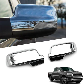 За Dodge Ram 1500 2019 2020 2021 Хромированное огледалото за обратно виждане за автомобил, страничен капак, литьевая украса, аксесоари за подреждане на автомобили, 2 бр.