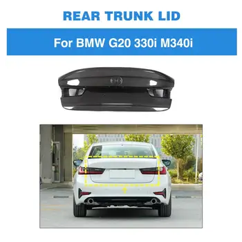Задната част на Капака на Багажника Tunk за BMW Серия 3 G20 Standard M Sport 2018 2019 2020 въглеродни влакна Заден Спойлер на Багажника от Въглеродни Влакна