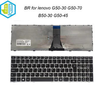Лаптопи Бразилия Бразилският Клавиатура за Lenovo G50 G50-30 G50-45 G50-70 G50-80 Z50 В50 Z50-75 Z51-70 Flex 2 15 T6G1-BRA 5N20K12989