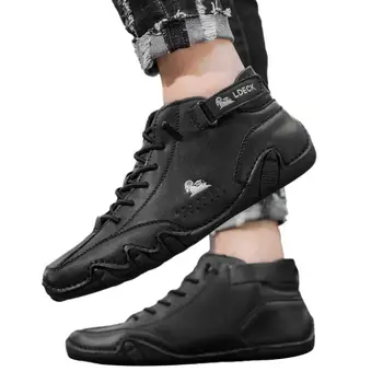 Маратонки мъжки, Летни 2023 Ежедневни кожени обувки италиански висококачествени лоферы Модерни мъжки спортни обувки, мокасини