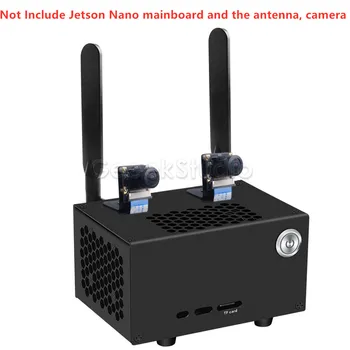 Метален корпус NVIDIA в jetson Nano с бутон включване за NVIDIA в jetson Nano Developer Kit B01
