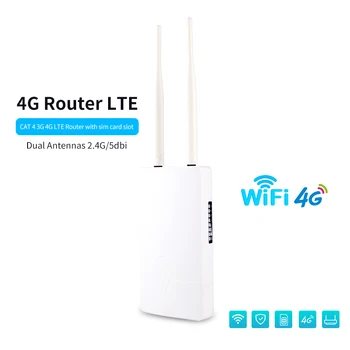 Отключени 300 Mbit/s, Wifi Рутери 4G LTE CPE Мобилен Рутер с Порт LAN Поддръжка на SIM-карти и Европа/Азия/Близкия Изток/Африка