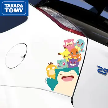 Сладки автомобилни стикери TAKARA ТОМИ, водонепроницаемое не выцветающее украса, заключващо драскотини, етикети на задното стъкло на автомобила