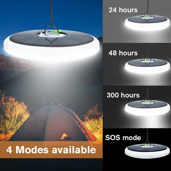 Слънчева лампа led походный кабел за зареждане фенер Преносим авариен фенер за нощно пазара USB акумулаторни лампи преносими фенери осветителни тела