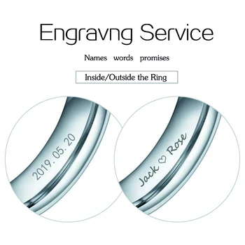 Такса за гравиране на пръстени Услуги за лазерно гравиране на поръчка Допълнителна такса за пръстен за запис, не включва пръстен
