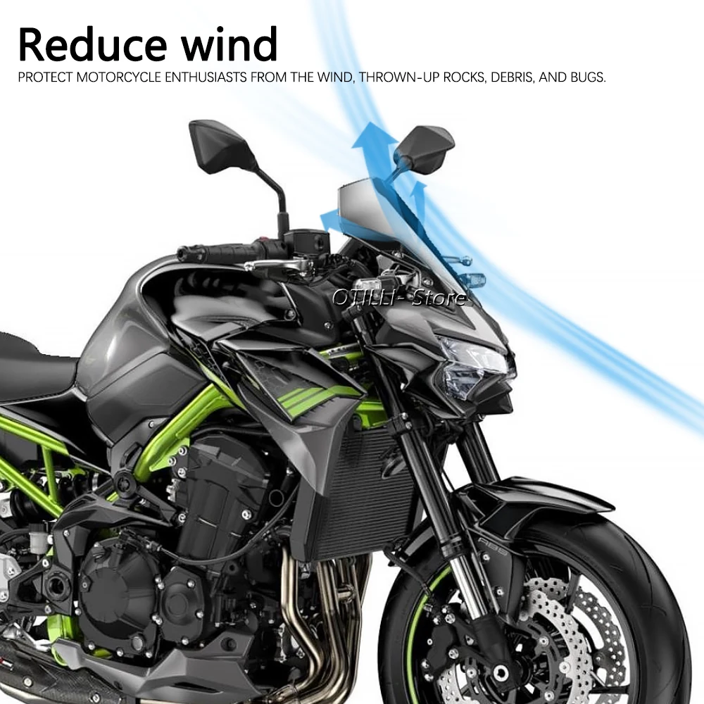 Нови аксесоари за мотоциклети, за KAWASAKI Z900 Z 900 предното стъкло, което отразява предния екран 2020 2021 20223
