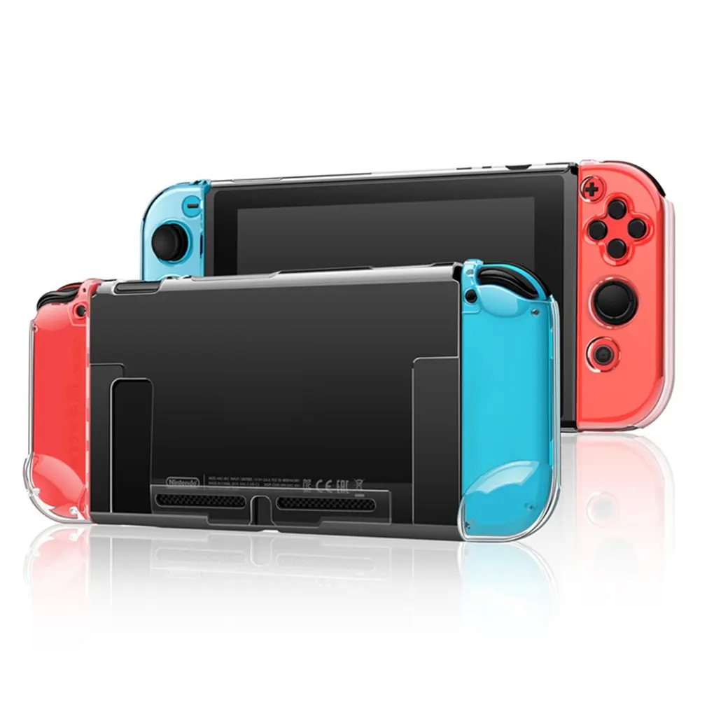 за Nintendo Switch Защита на кристално прозрачен корпус от нараняване и прах за защитно своята практика за ключа1