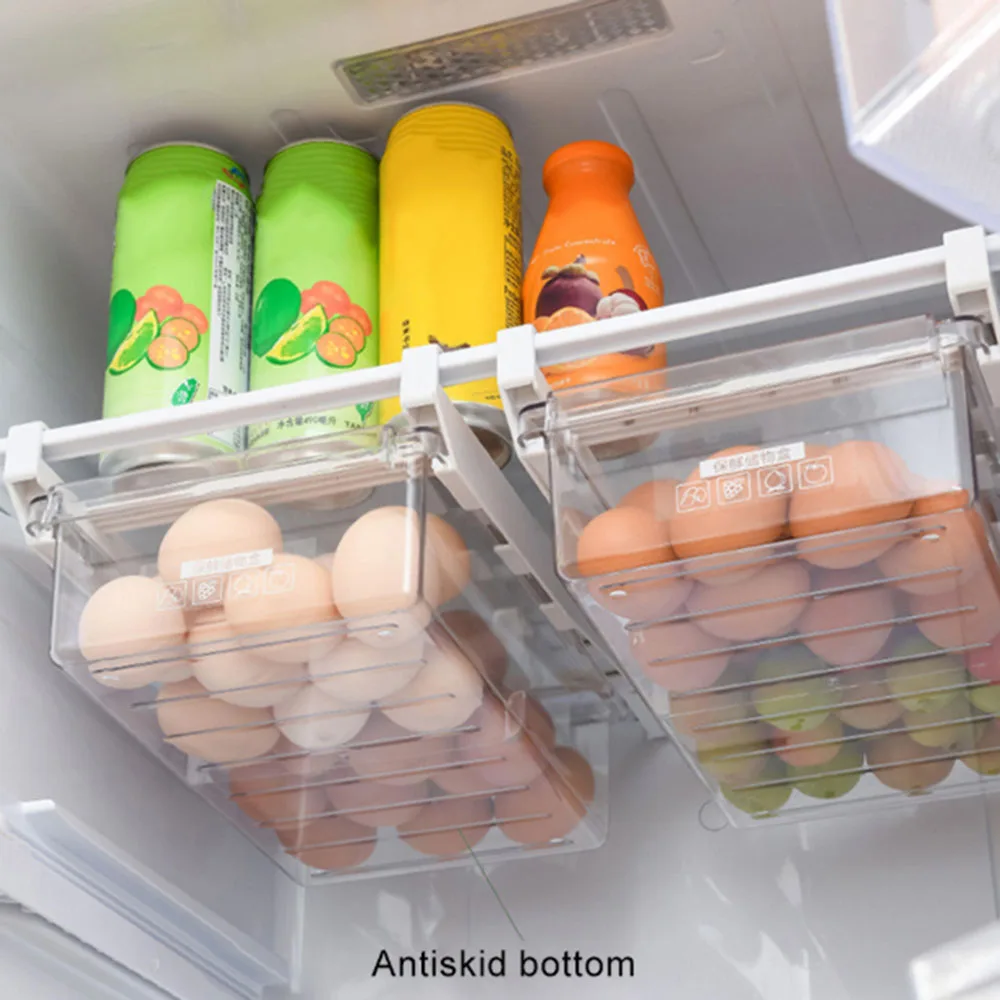 Органайзер за хладилник, рафтове за съхранение, срок на годност с фризер, чекмеджето за съхранение в хладилник, разделительный контейнер за съхранение на храна3