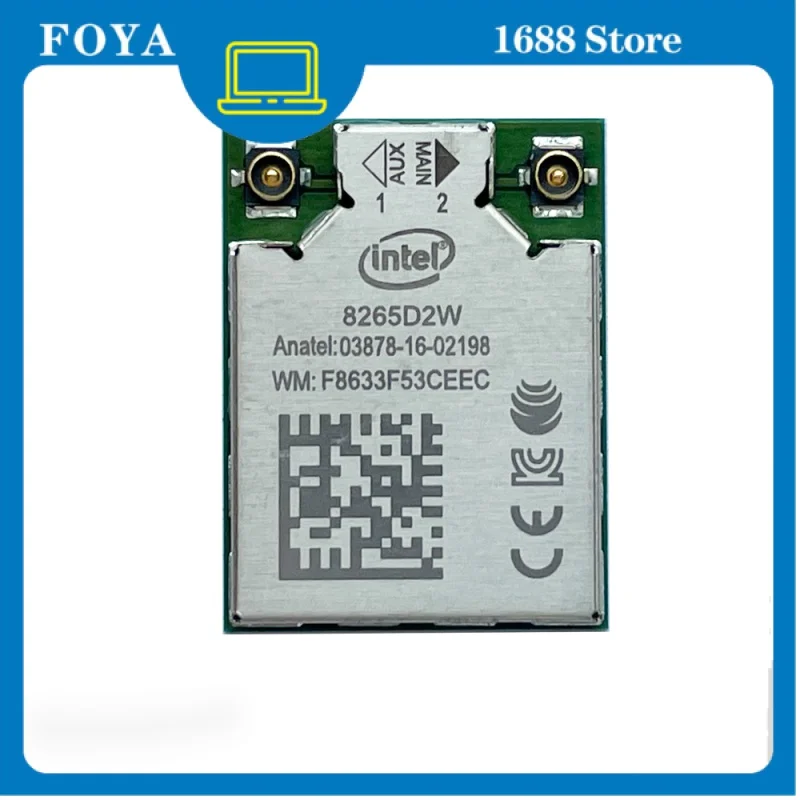 WIRCARD за Intel 8265D2W 8265NGW WIFI карта BT4.2 802.11 ac 2,4 G/5G1