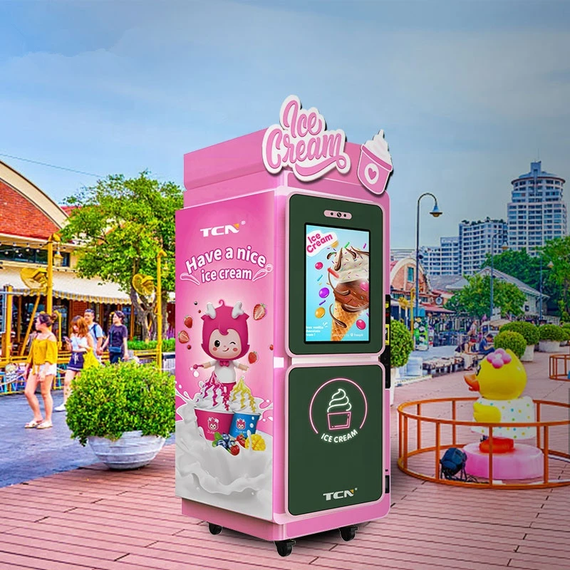 Робот-автомат за продажба на сладолед Цената на Автомат за продажба на мек сладолед за продажба5
