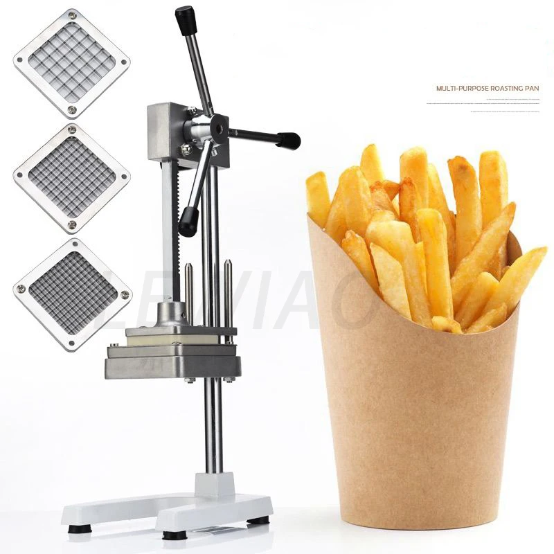 Ръчна сокоизстисквачка за картофен чипс, машина за приготвяне на пържени картофи, машина за рязане на дългия картофи, сокоизстисквачка за кухненски роботи2