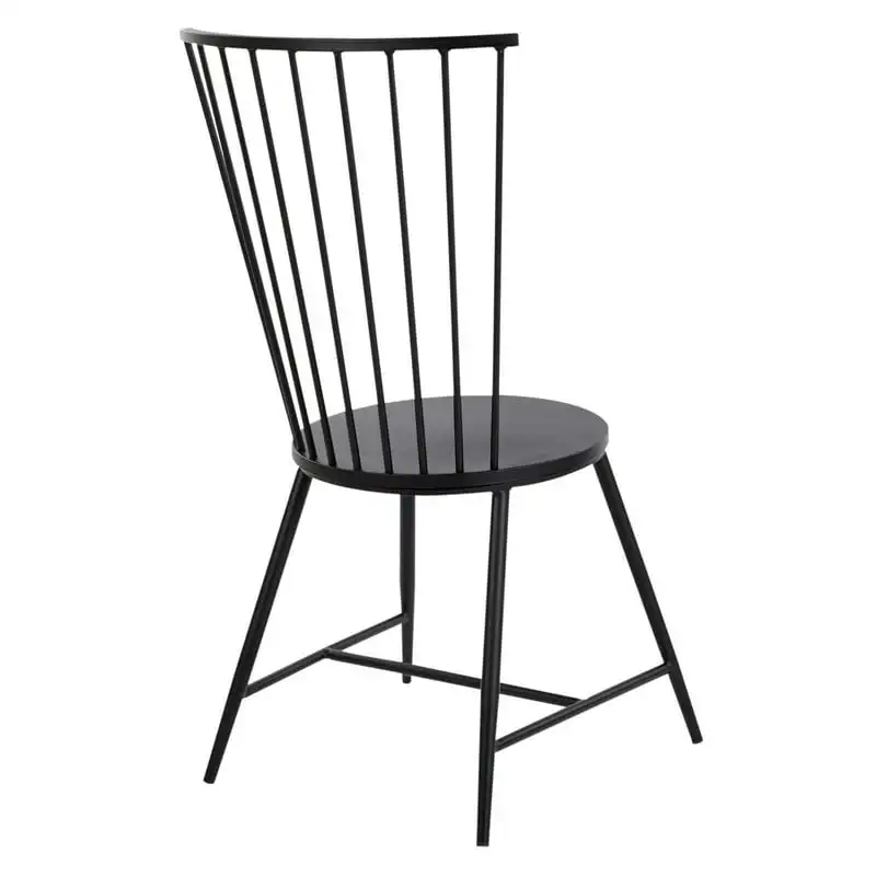 Стол с черен дървен стол, стол за маса за хранене, столове за хранене на открито, писмен стол, метален стол, Sillas para barra de cocina Ch4