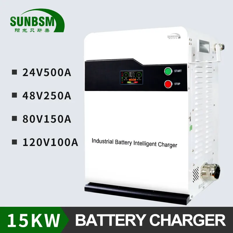 Зарядно устройство с капацитет 12 кВт 24 vdc 200A, регулируема за литиева оловно-киселинната батерия LiFePO41