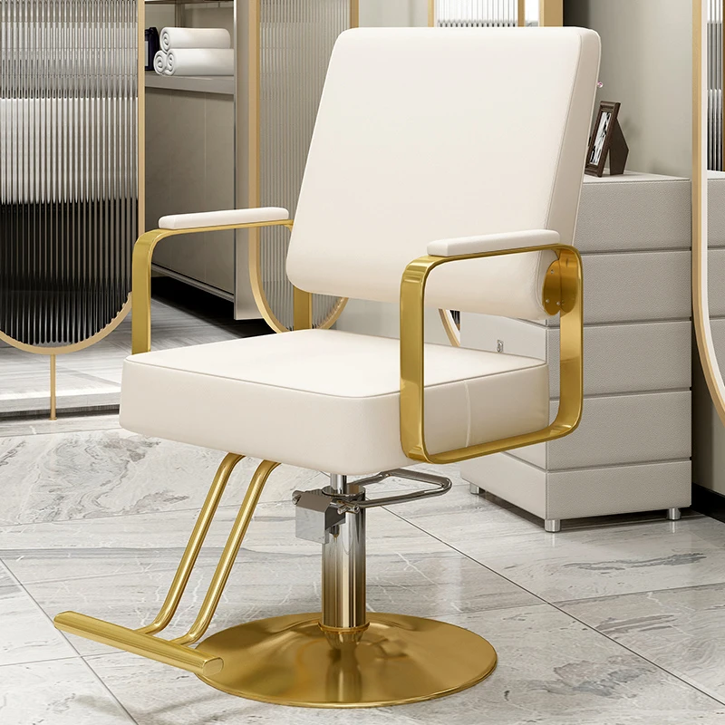Професионален грим, фризьорски столове, педикюр, работа стилист, естетически въртящи се столове, реколта мебели за интериора на Sedia Girevole YR50BC5