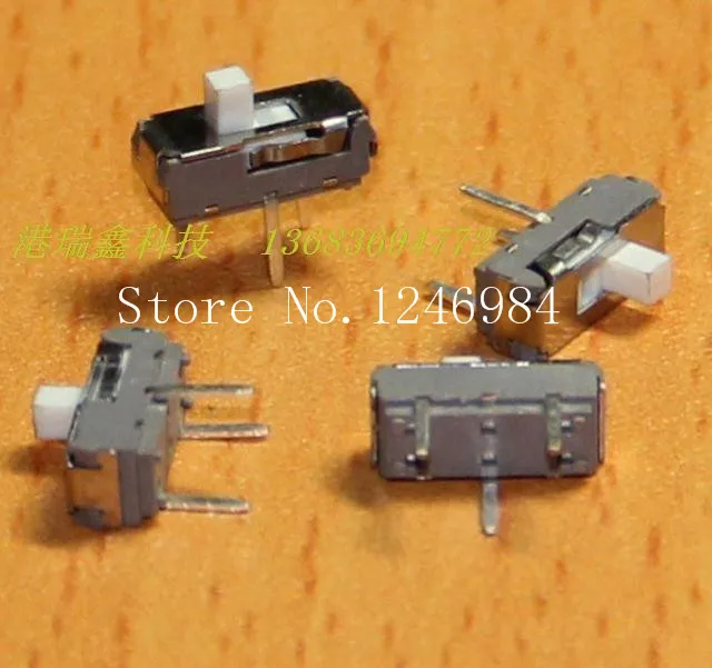 [SA] Малък миниатюрен превключвател, ползунковый ключ, макетный захранване dc MS12D16---200 бр./лот4