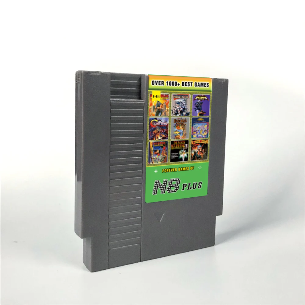Най-новата детска карта на Супер N8 Plus 1000 в 1 Remix За 8-битова NES игрова конзола С игри за касета0
