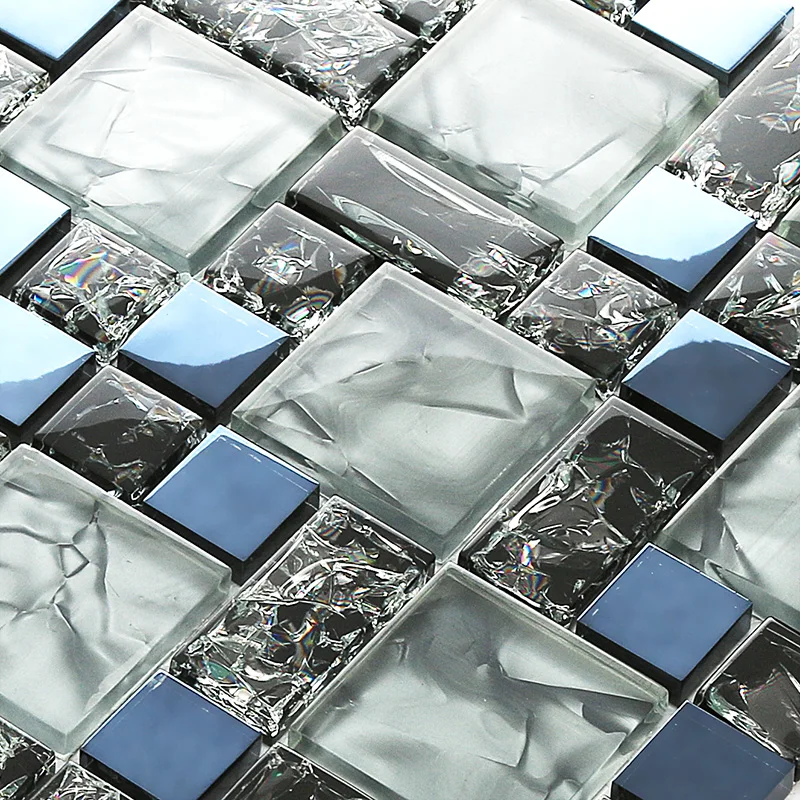 11 бр. стъклена мозайка плочки, электрооптический crystal, tv-фон, кухненски плот, санитарен възел, душ, декоративни стенни плочки на едро2